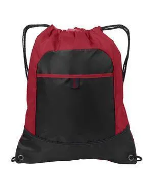 Affordable Drawstring Bags /Two Tone Pocket Cinch Pack