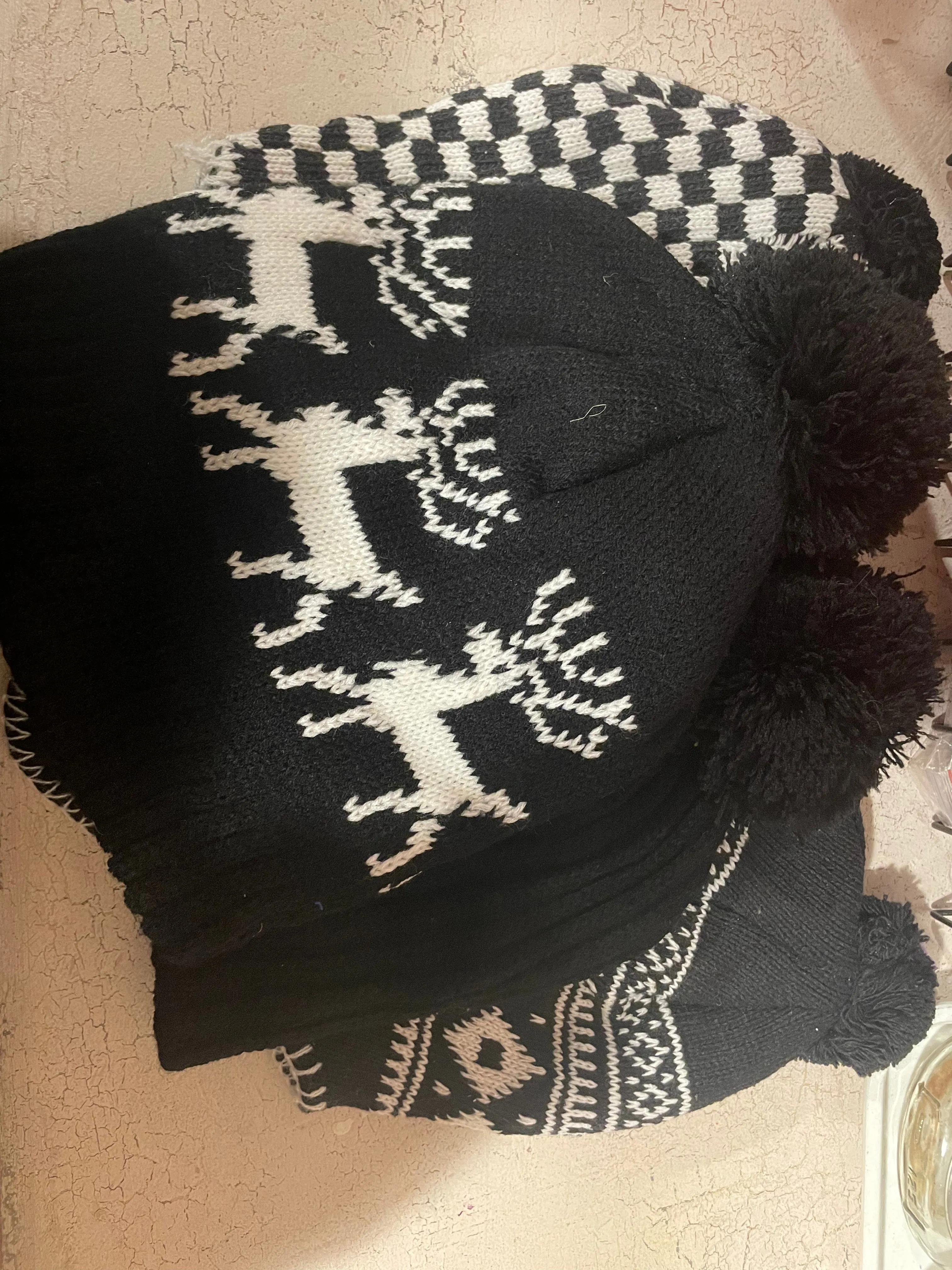 B&W Ski Hats