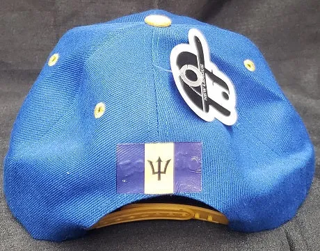 Barbados -- Snapback Baseball Cap -- Royal Blue/Yellow