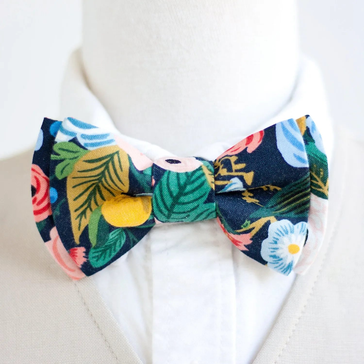 Boy's Bow Tie / Garden Party In Navy