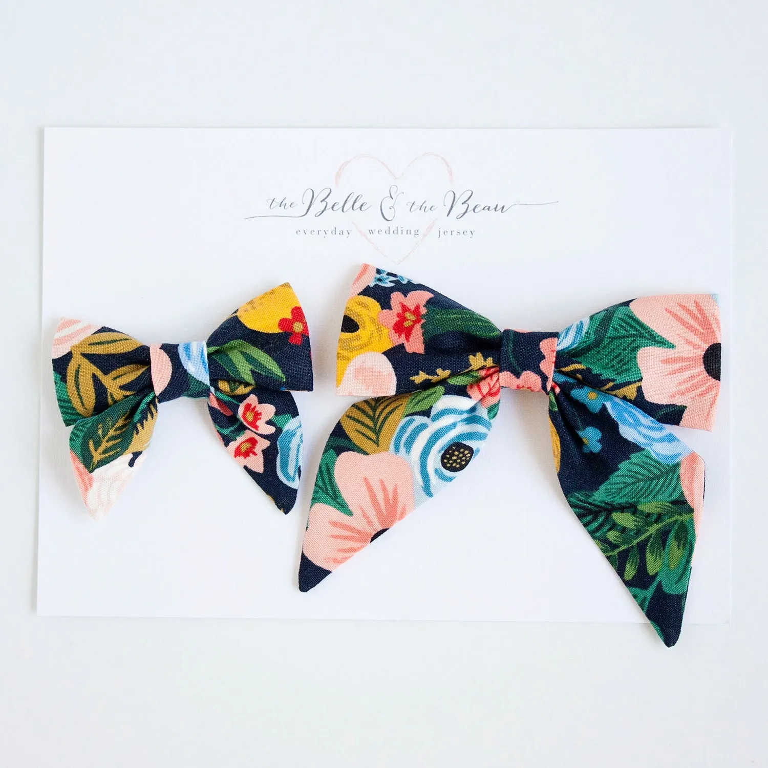 Boy's Bow Tie / Garden Party In Navy