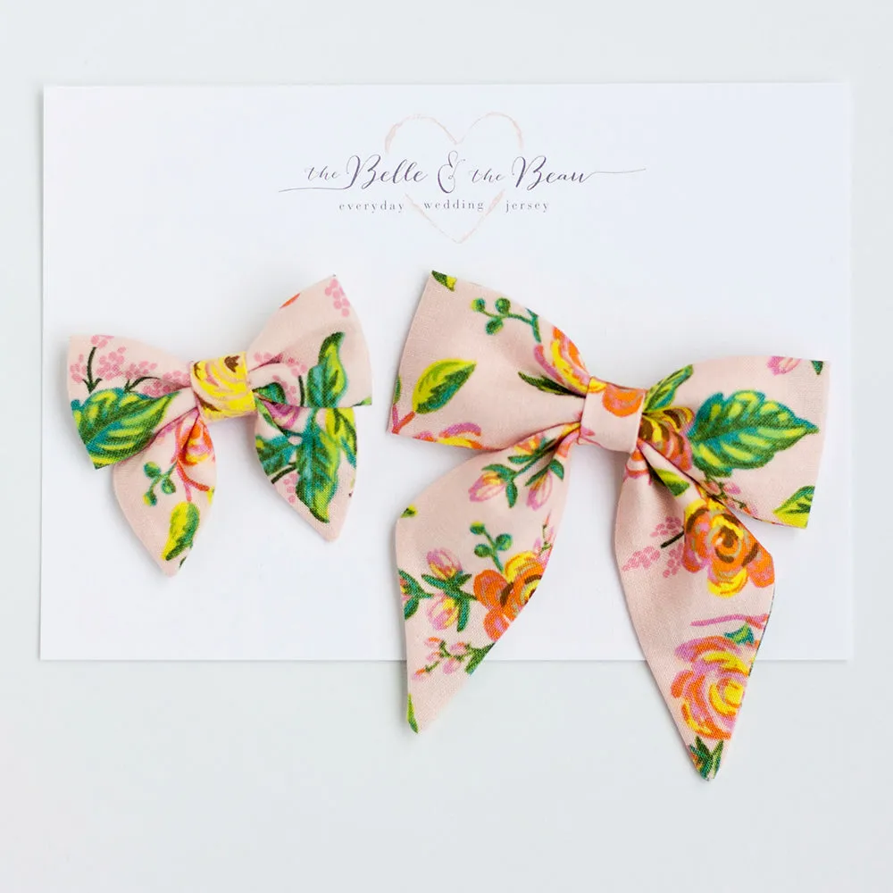 Boy's Bow Tie / Jardin De Paris Peony