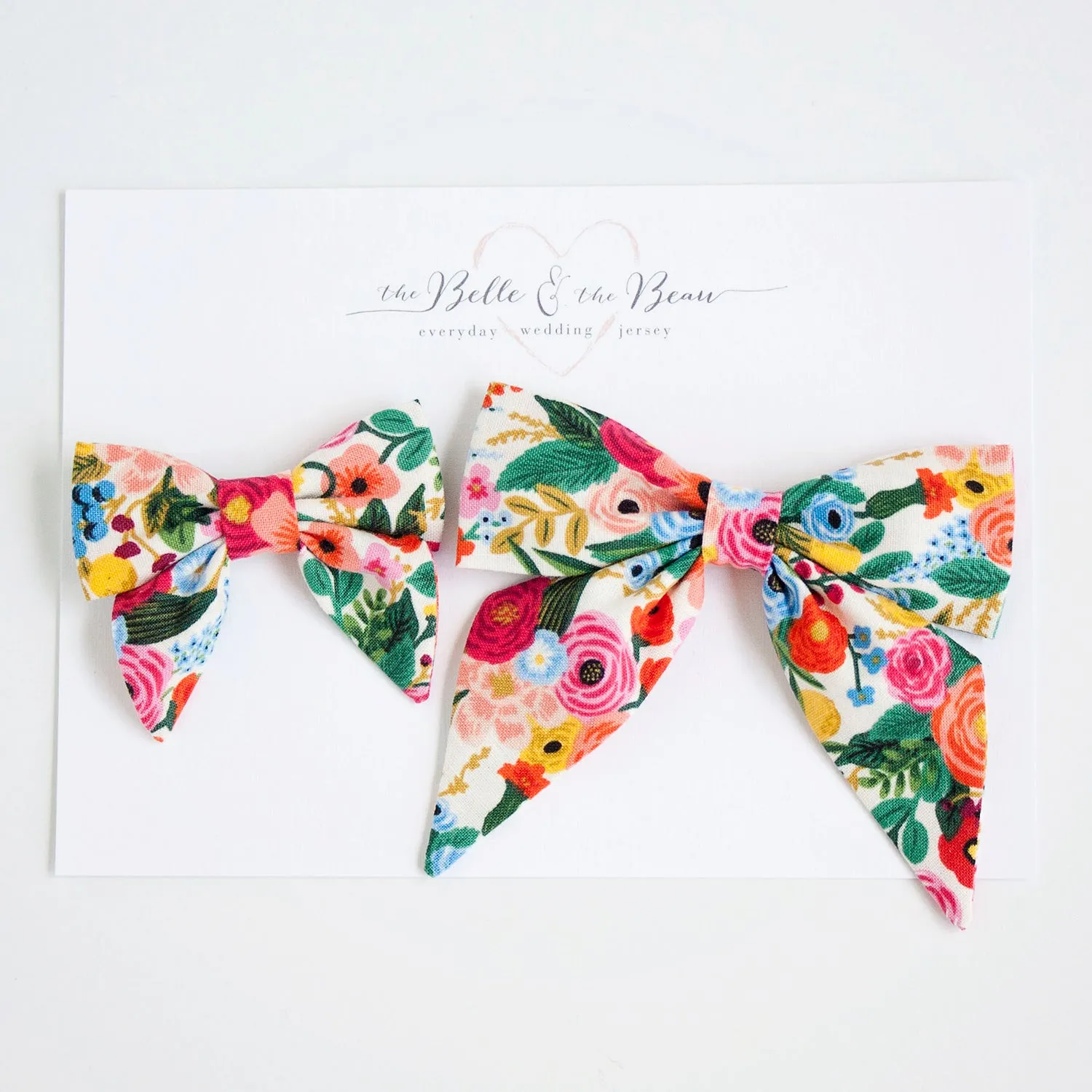 Boy's Bow Tie / Petite Garden Party In Cream