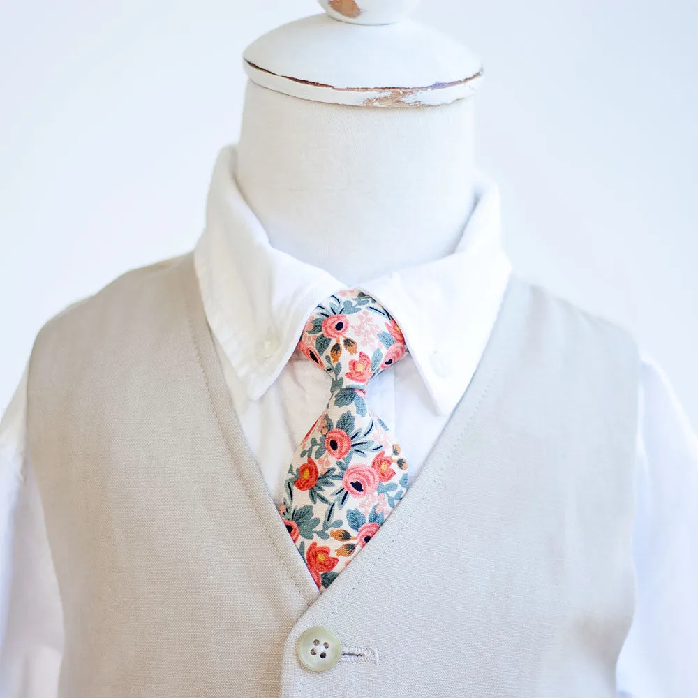 Boy's Bow Tie / Rosa In Peach