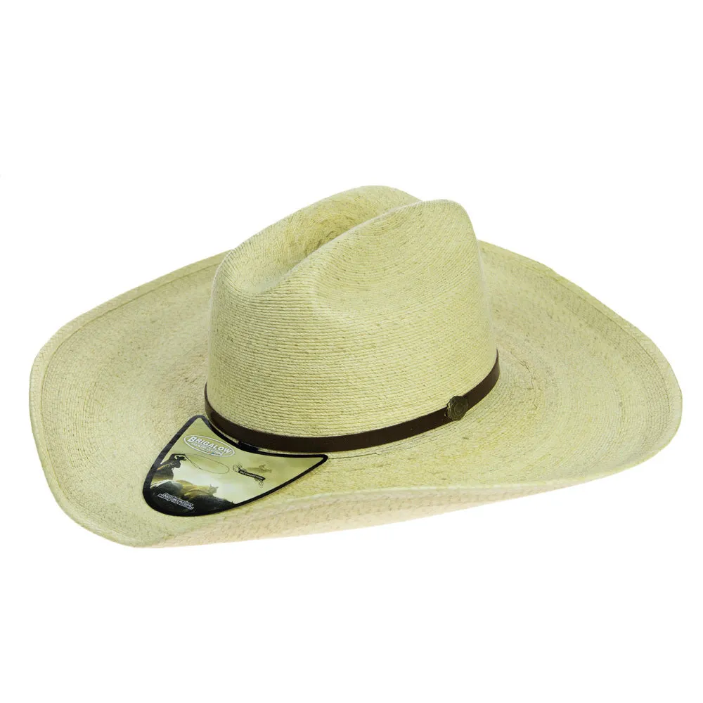 Brigalow "Solis" Flexible Palm Leaf Hat- Natural- 219