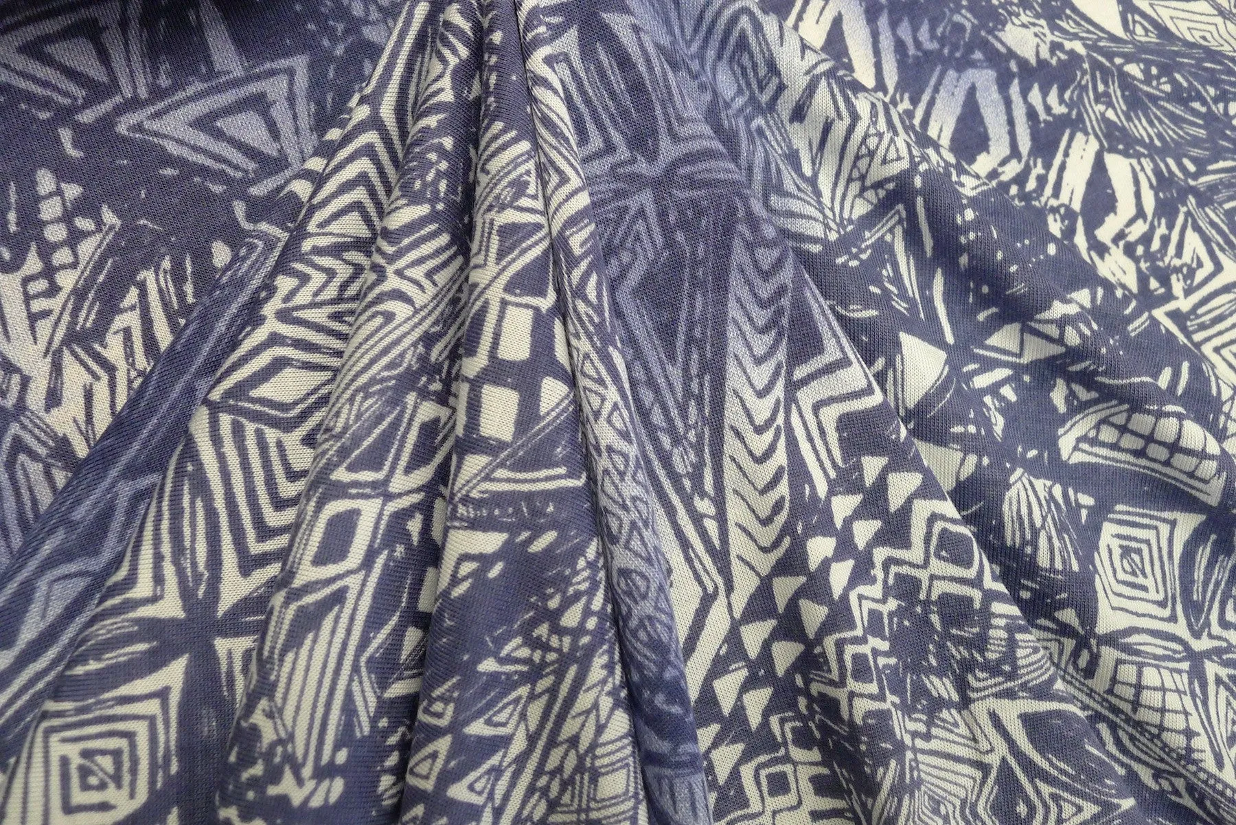 Etched Denim Print