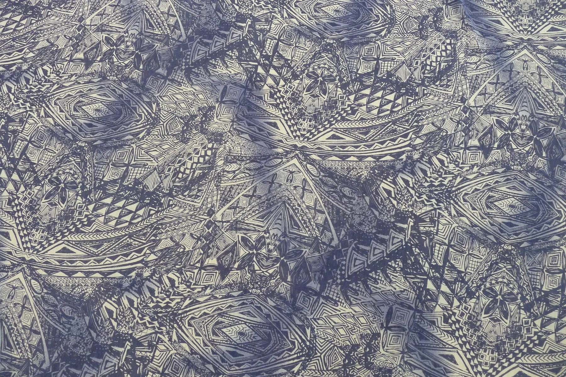 Etched Denim Print