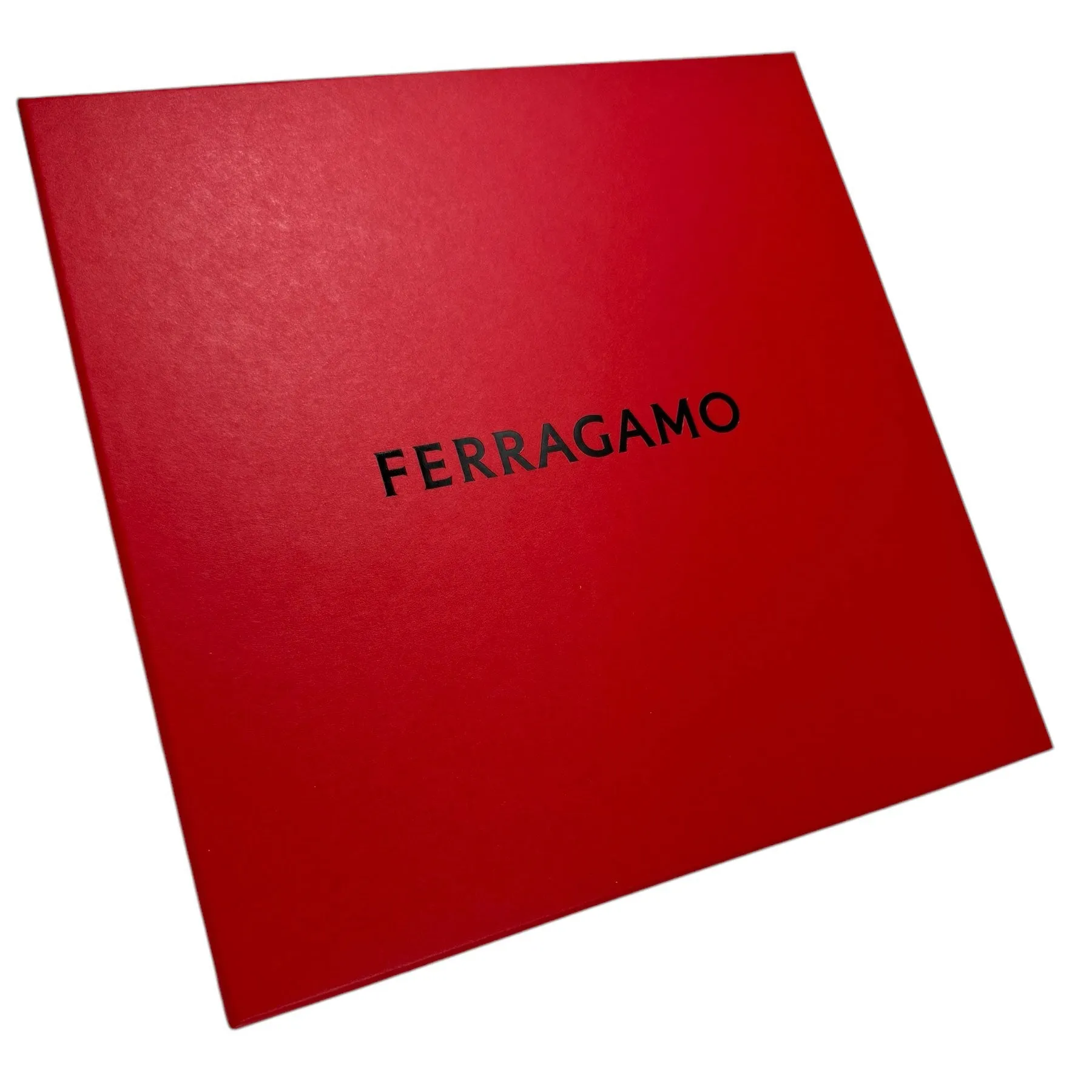 Ferragamo Scarf Burgundy Red Gancini - Twill Silk Foulard - New Collection SALE