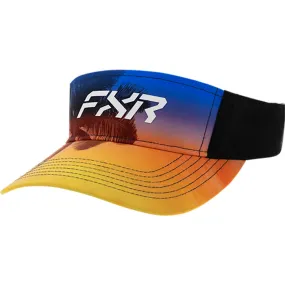 FXR 241942-3141-00 Attack Visor Velcro Back Sunshield UV Protection Vented Tropical Sunset