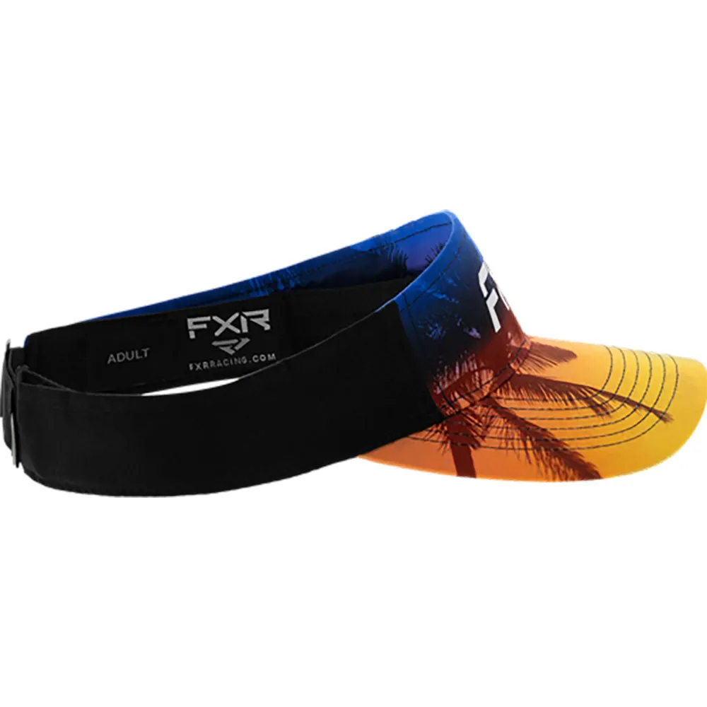 FXR 241942-3141-00 Attack Visor Velcro Back Sunshield UV Protection Vented Tropical Sunset