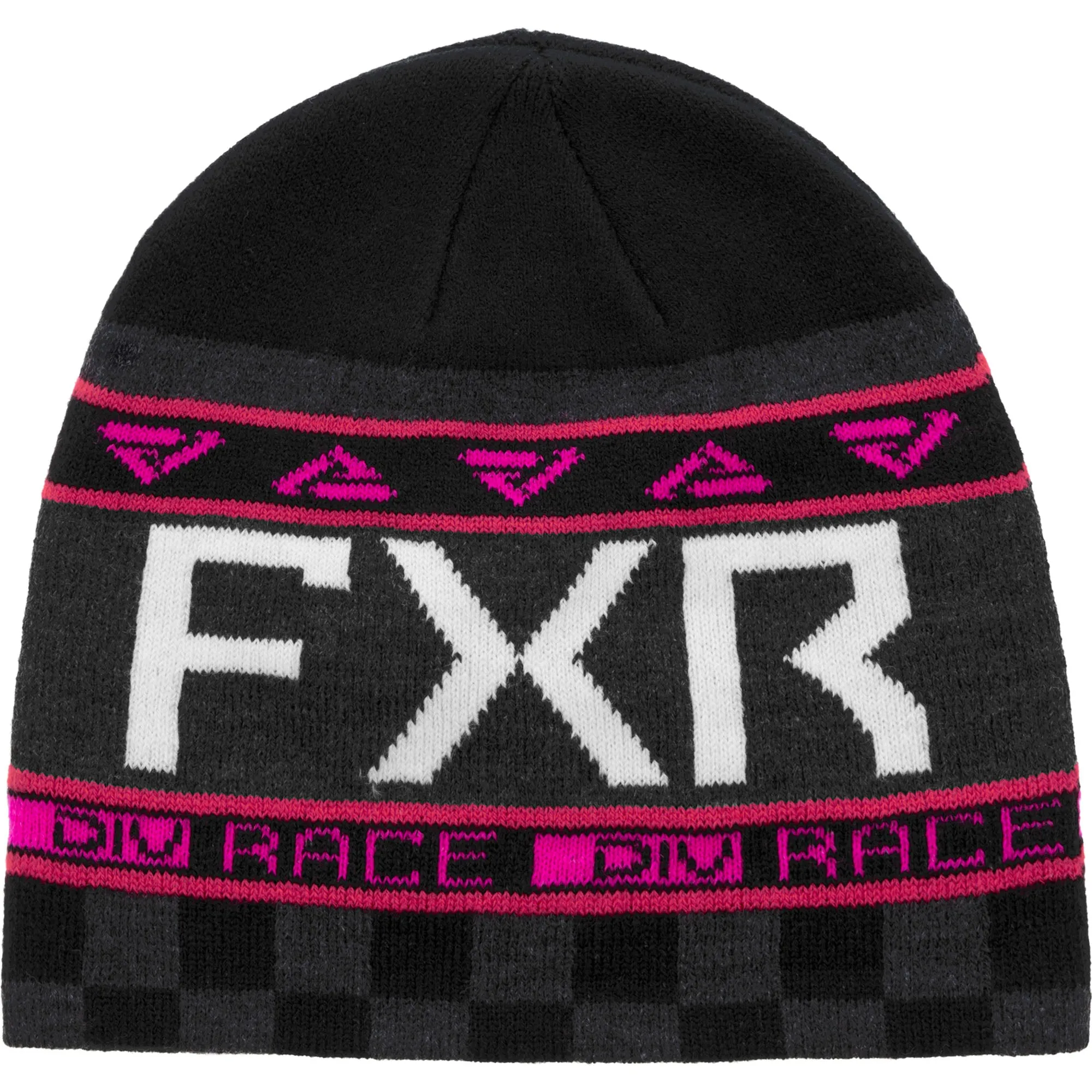 FXR  Race Division Beanie Classic Skull Fit Soft Acrylic Jacquard Knit