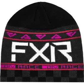 FXR Race Division Beanie Hat Black/E Pink