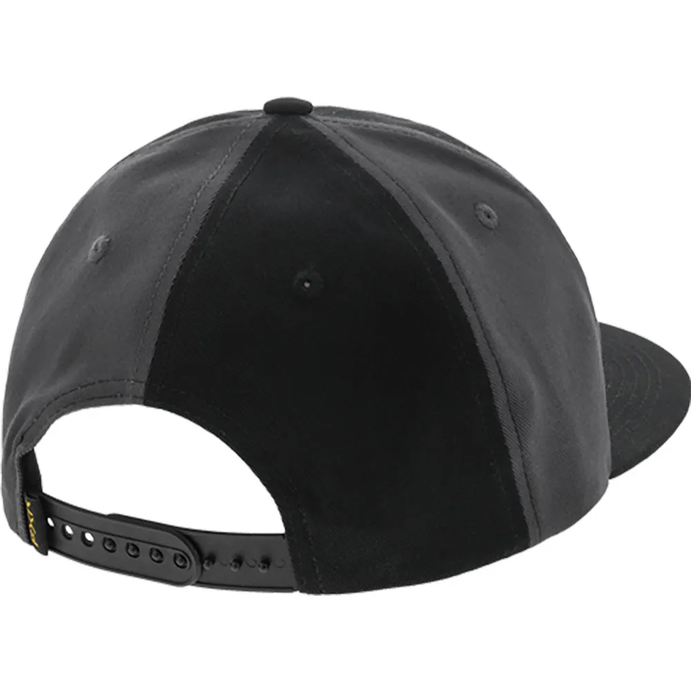 FXR  Rhombus Hat Cotton Snap Back Trucker Style Flat Brim Black Grey