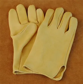 Geier Gloves 440 Elkskin Leather Medium Weight Driving Gloves (Made in USA)