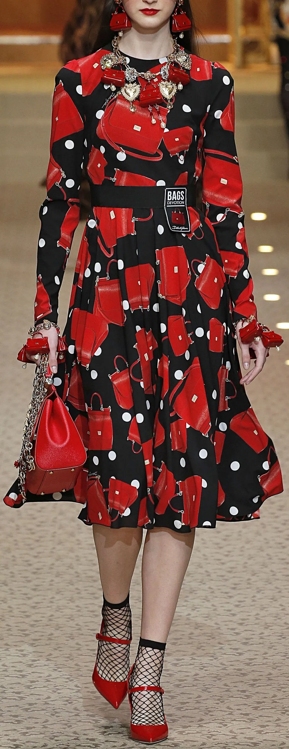 Handbags Printed Dress