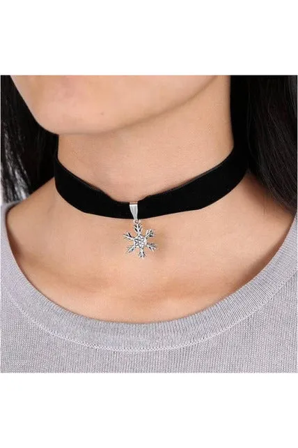 Handmade Velvet Lace Vintage Choker Necklace For Women Collar