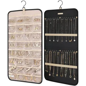 Hanging Jewelry Organizer Storage Roll