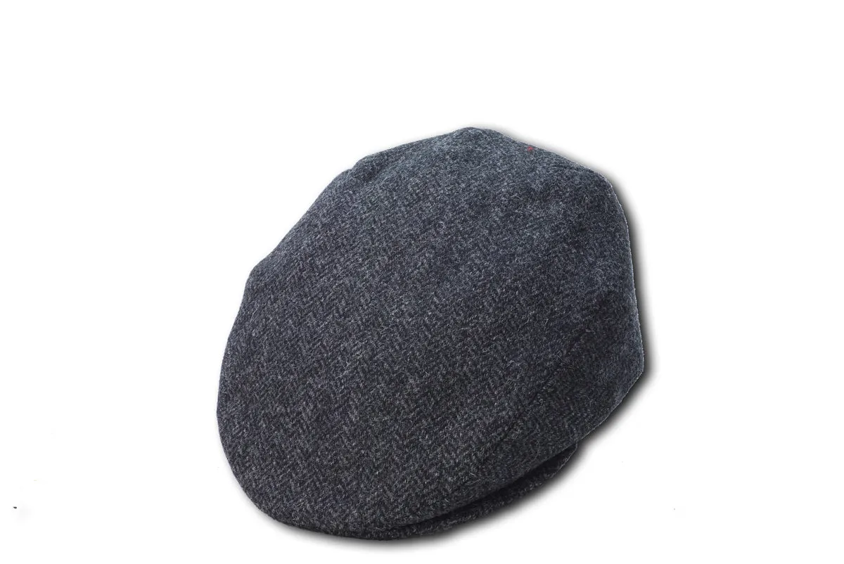 Herringbone Tweed Flat Cap