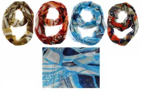 infinity scarves - tri-tone prints Case of 144