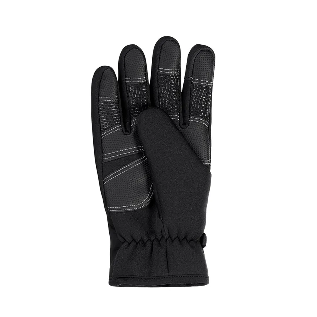 Isotoner - Men's Neoprene Sport Gloves With Zipper (7H141 BLK)