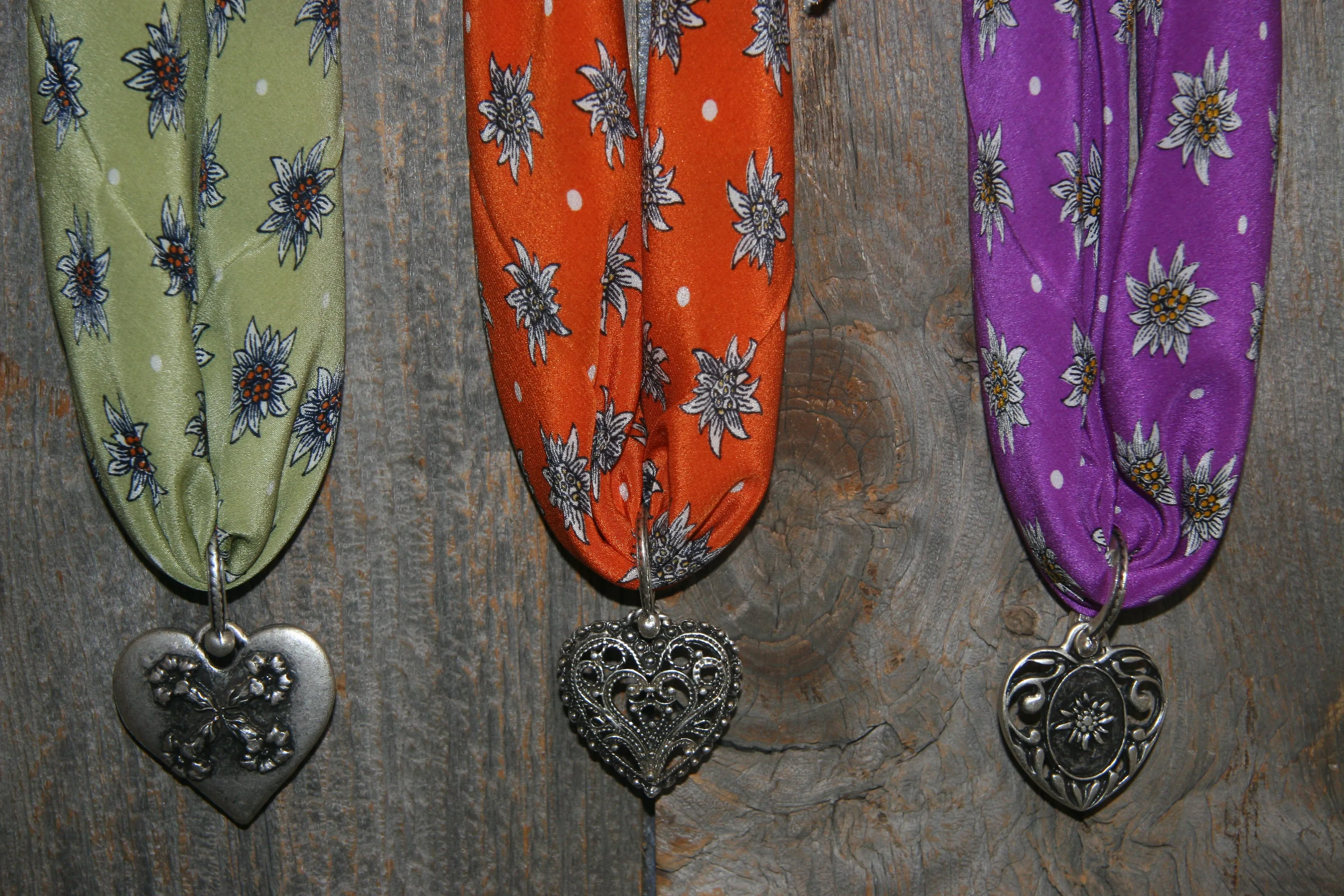 Italian Silk Edelweiss Scarves