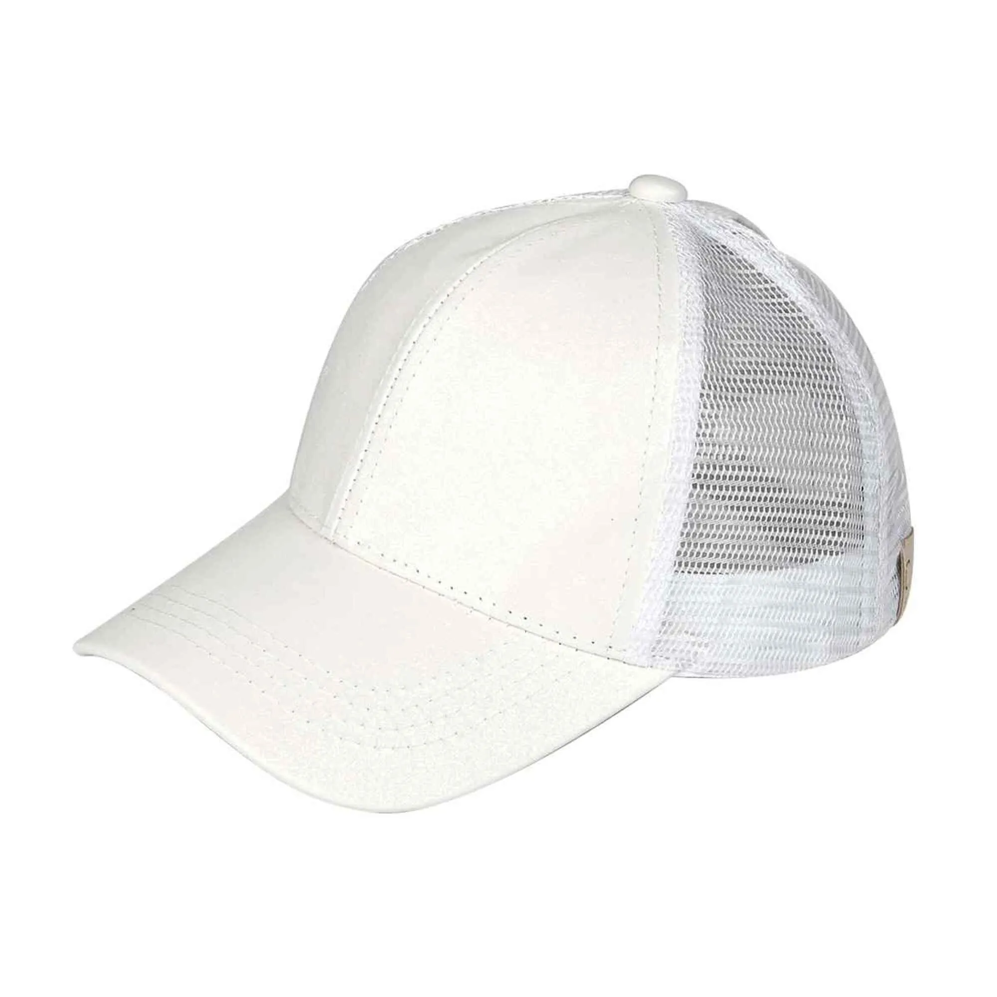 KIDSBT6 Kids Glitter High Pony Baseball Cap