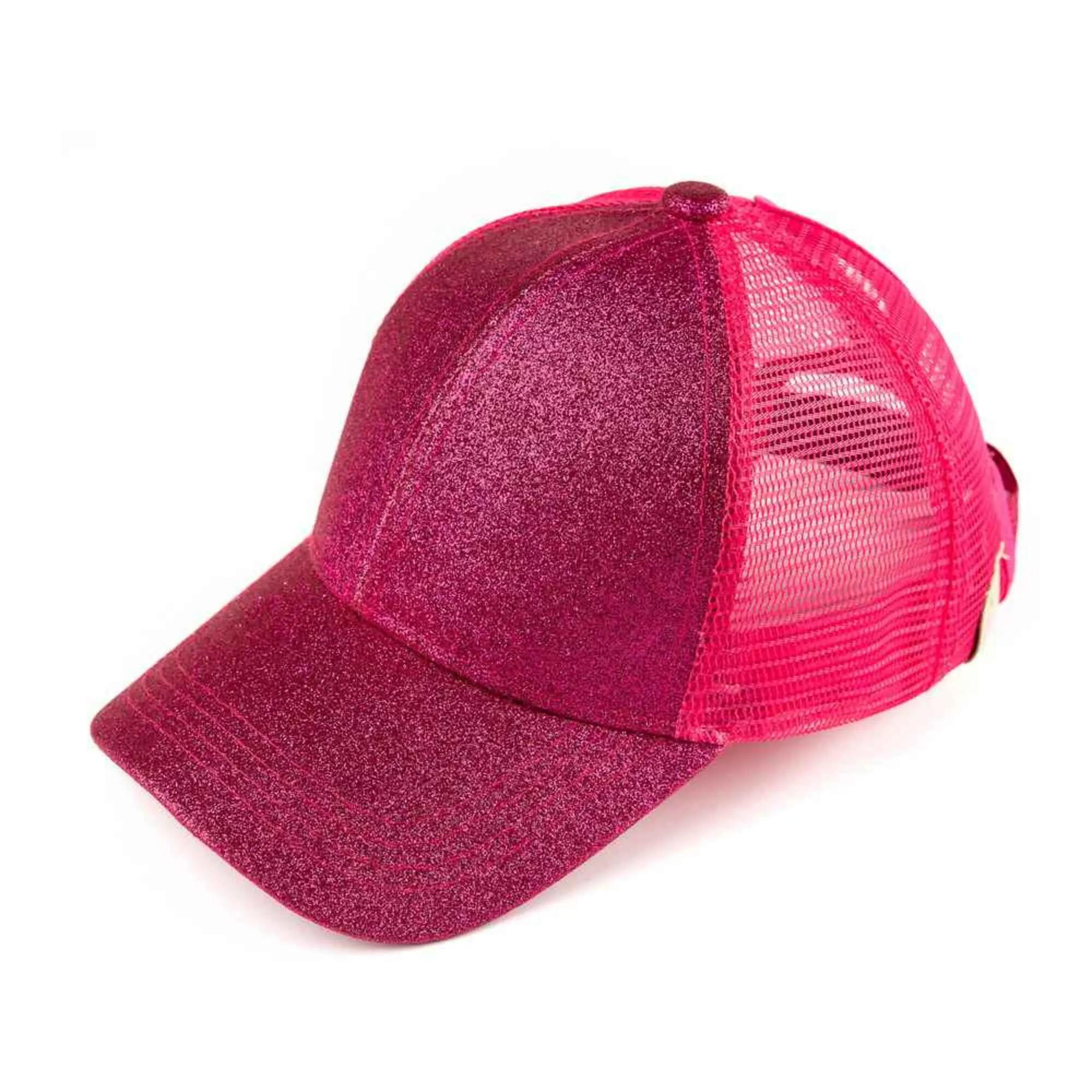 KIDSBT6 Kids Glitter High Pony Baseball Cap