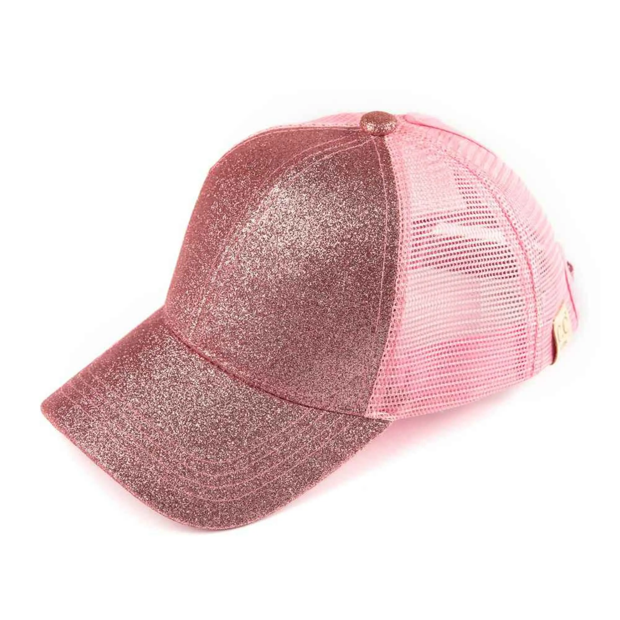 KIDSBT6 Kids Glitter High Pony Baseball Cap