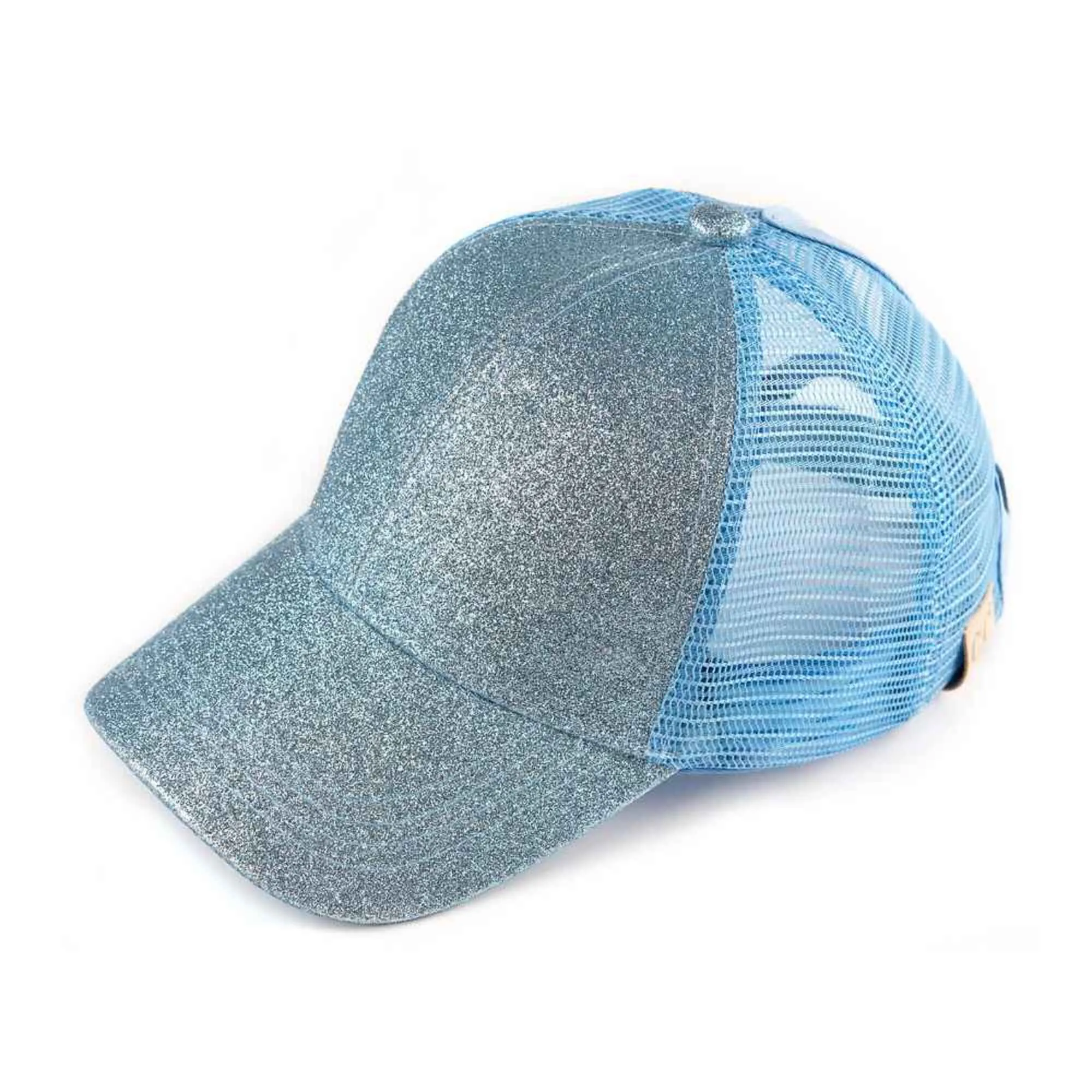 KIDSBT6 Kids Glitter High Pony Baseball Cap