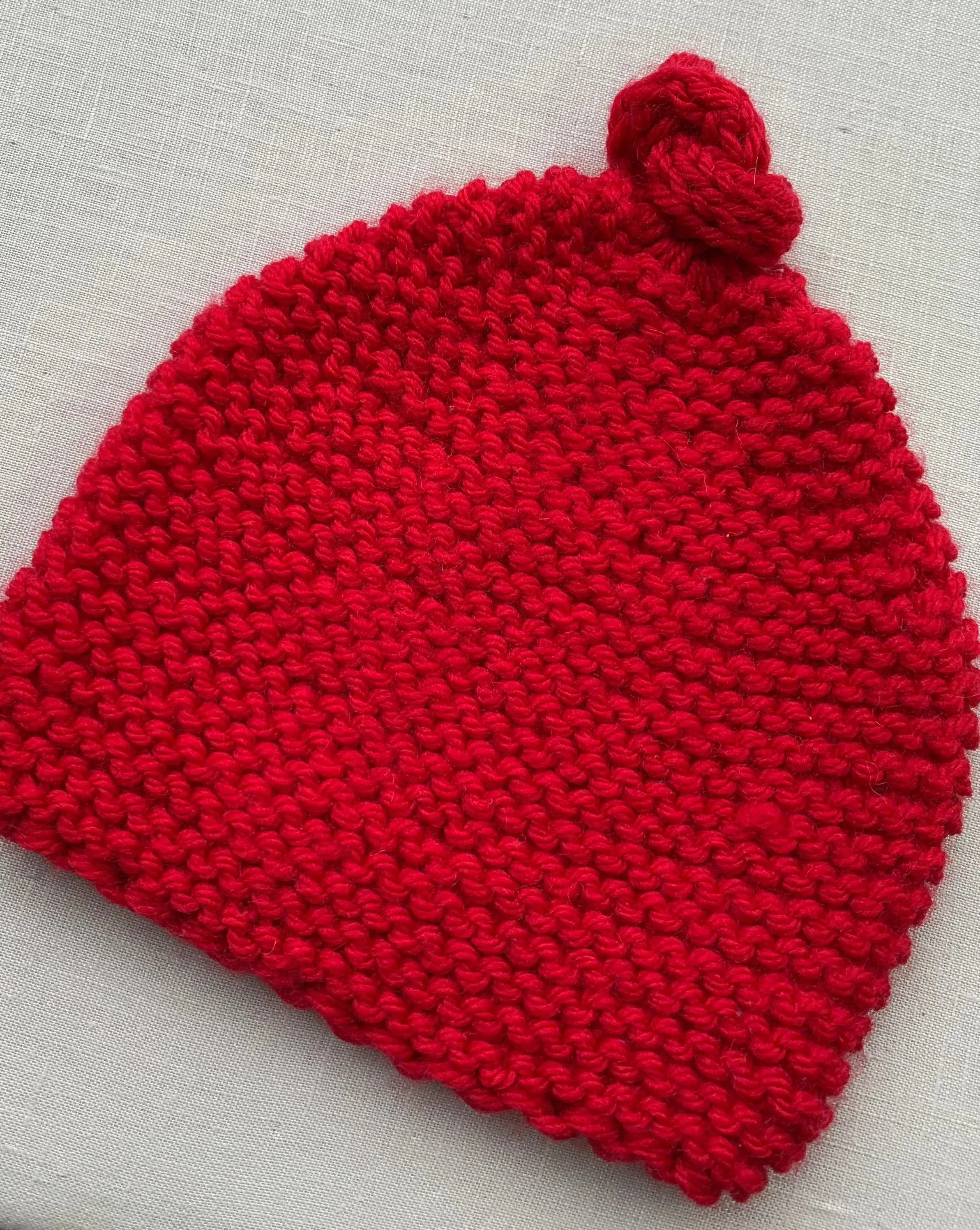 Knitted by Nana Merino Beanie - Love Heart