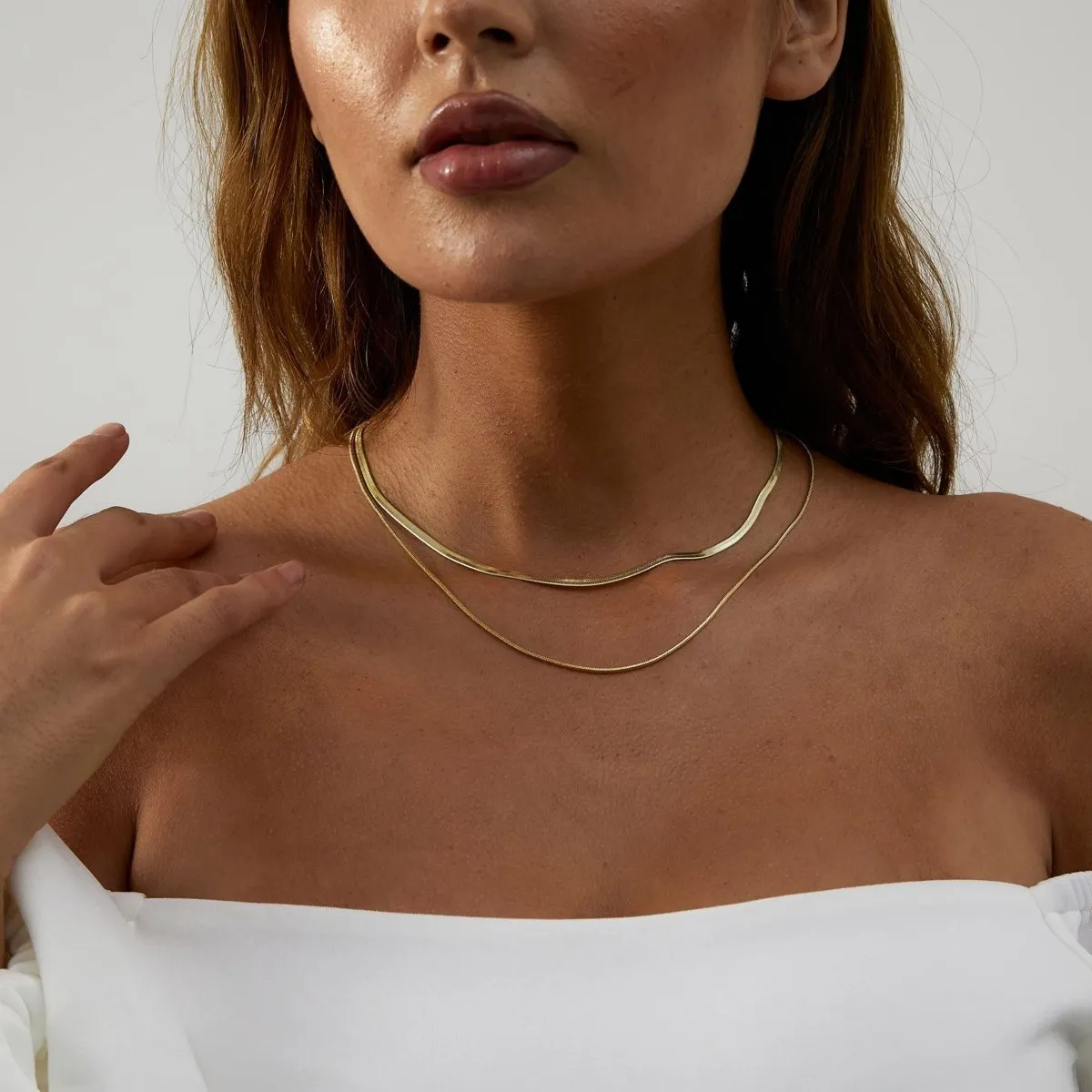 Kyerlyn Gold Layered Necklaces