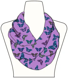 light weight all over butterfly scarf Case of 60