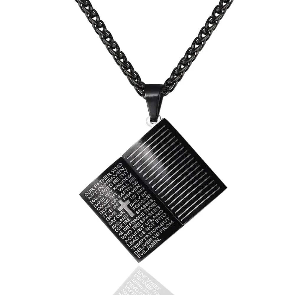 Men's Christian Necklace <br> Bible Pendant