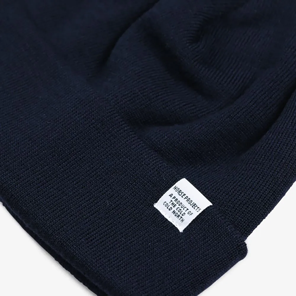 Norse Top Beanie - Dark Navy