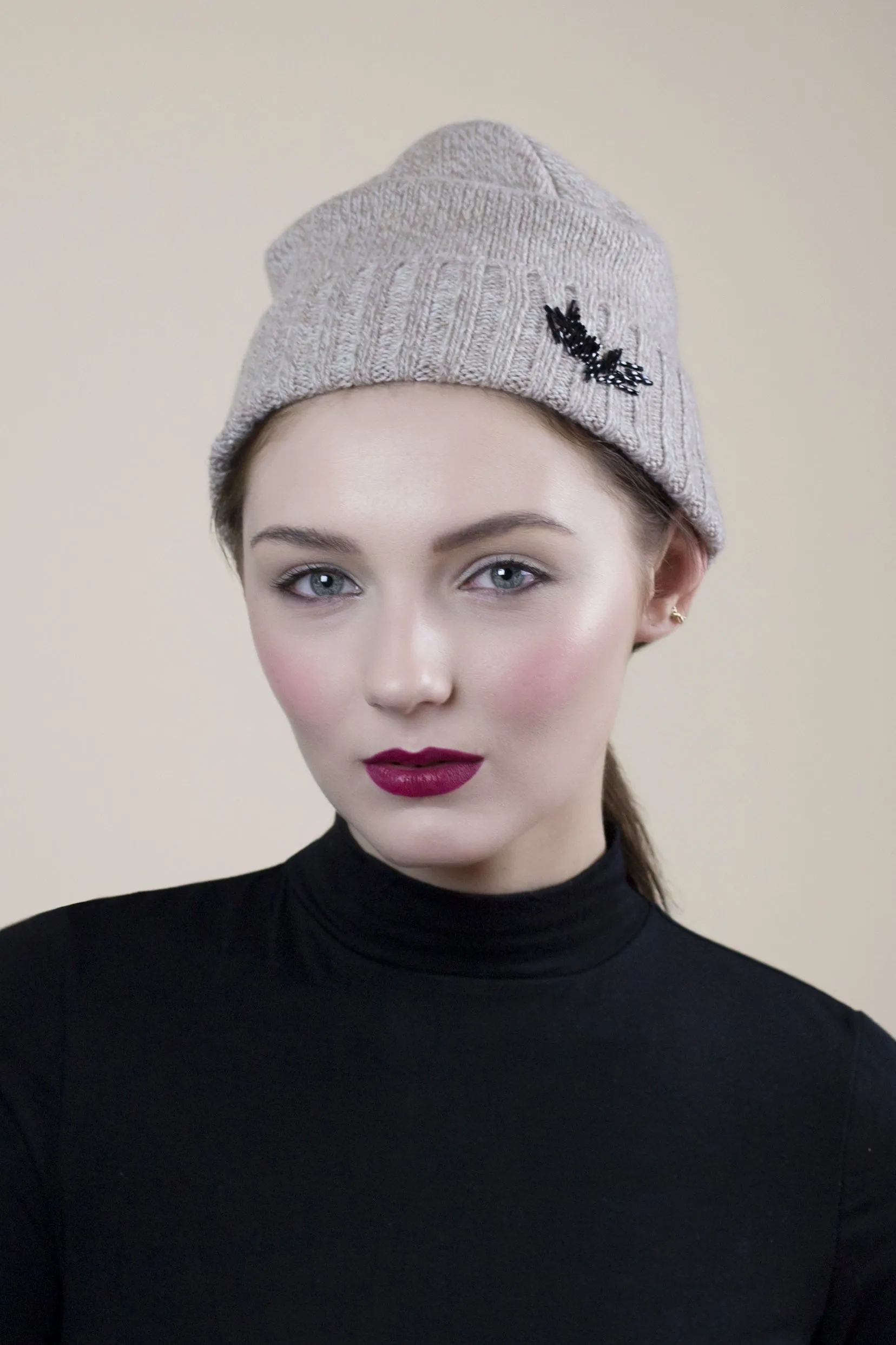 Pure Wool Hats : Beret, Turban, Beanie