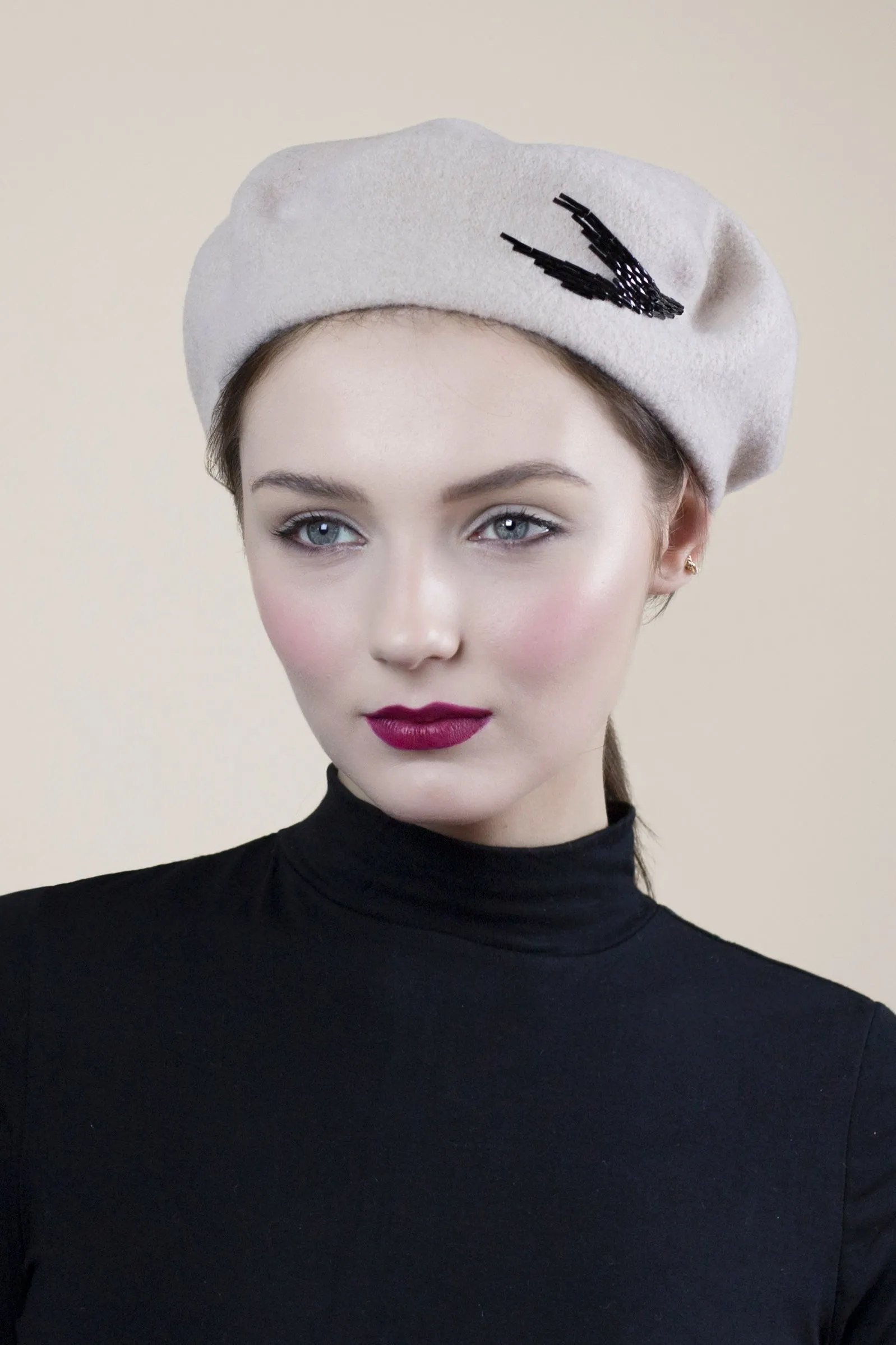 Pure Wool Hats : Beret, Turban, Beanie