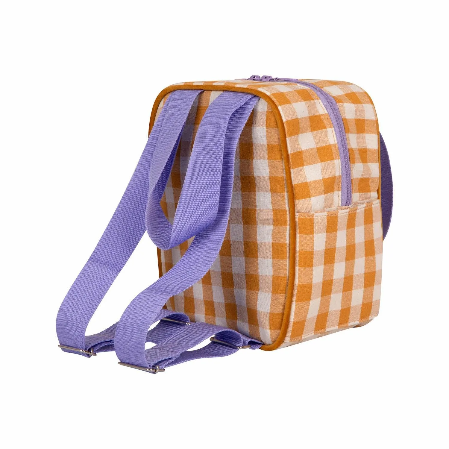 Small Backpack | Gingham | Sunflower