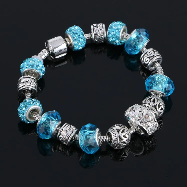 Summer style wholesale aliexpress european charm beads fit charm bracelets for women