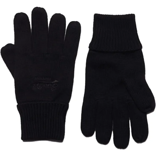 Superdry Mens Vintage Logo Glove Black