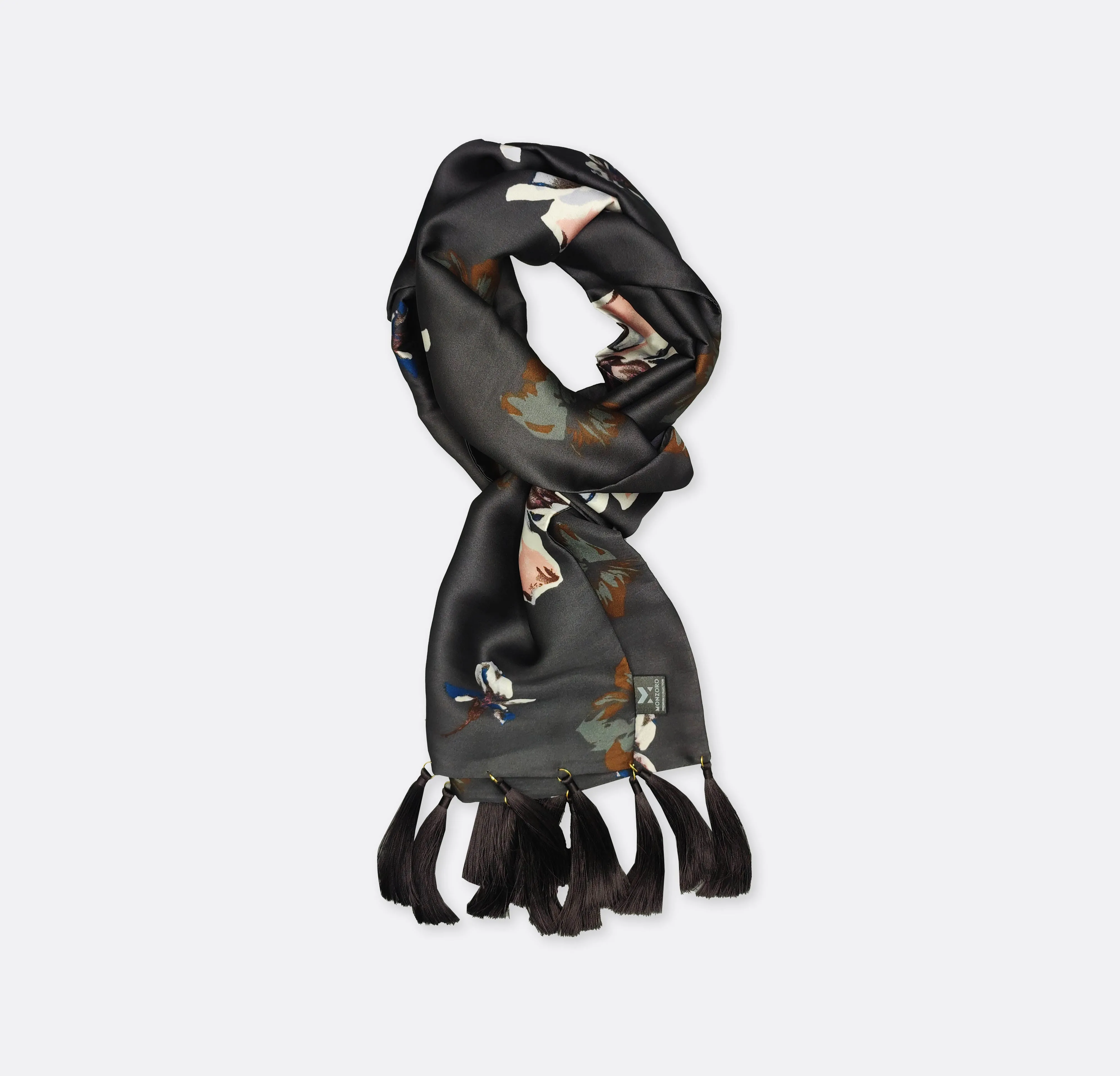 THE GREY GARDEN - SILk men scarves