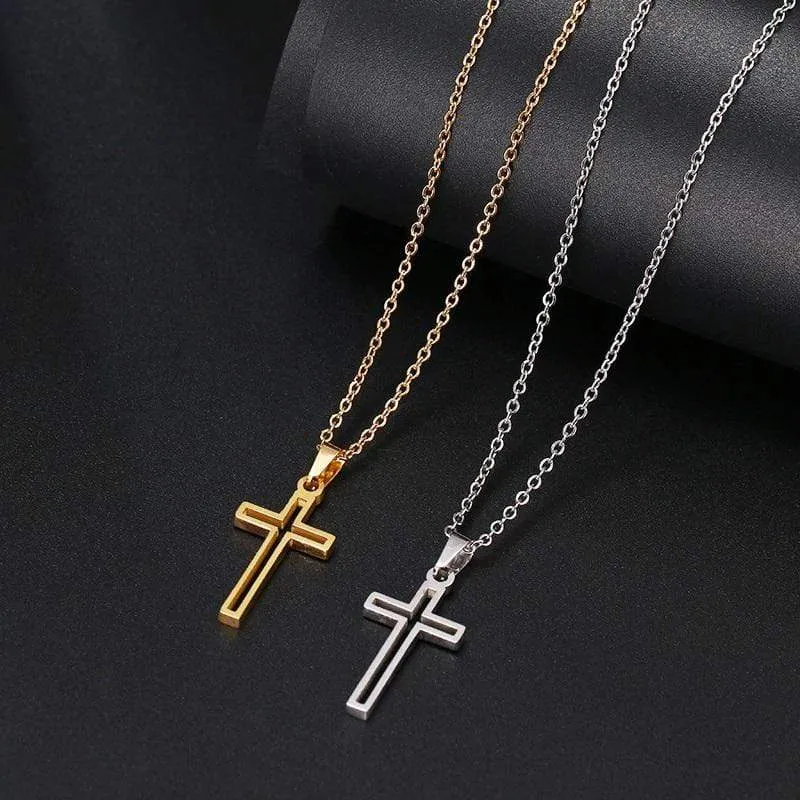 Women's Christian Necklace <br> Hollowed