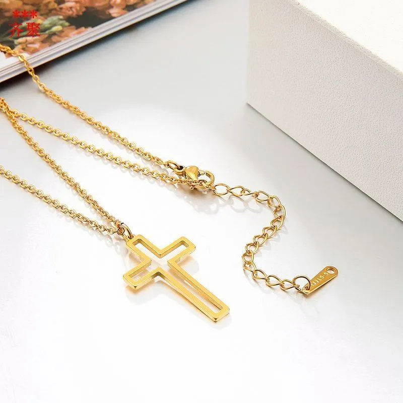 Women's Christian Necklace <br> Hollowed