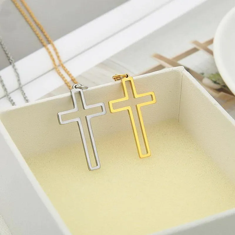 Women's Christian Necklace <br> Hollowed