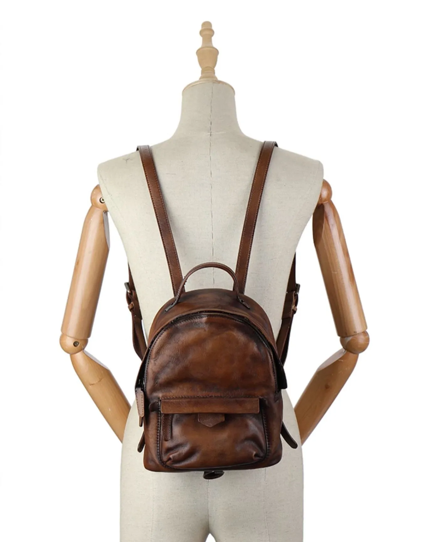 Womens Mini Rucksack Bag Leather Backpack For Women